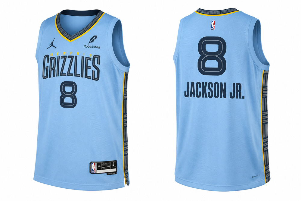 Jaren Jackson Jr. Memphis Grizzlies Jordan Statement Edition Jersey Sz 48 L New - Picture 1 of 8